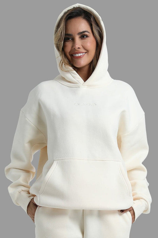 Minimalist Hoodie - Ivory