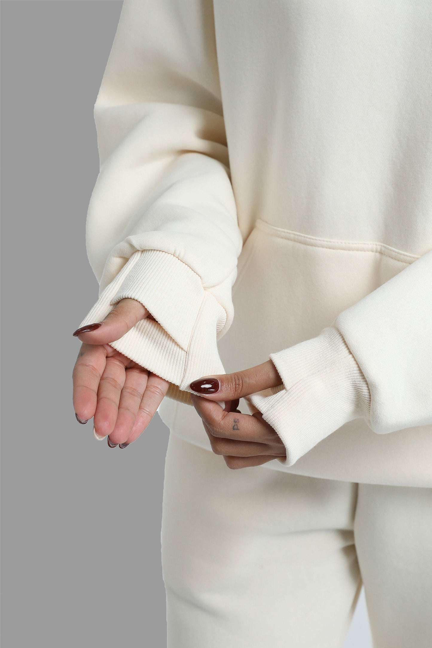 Minimalist Hoodie - Ivory