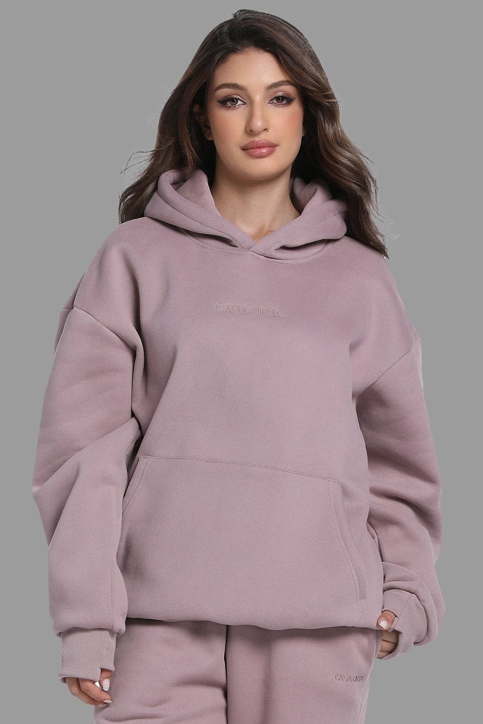 Minimalist Hoodie - Mauve