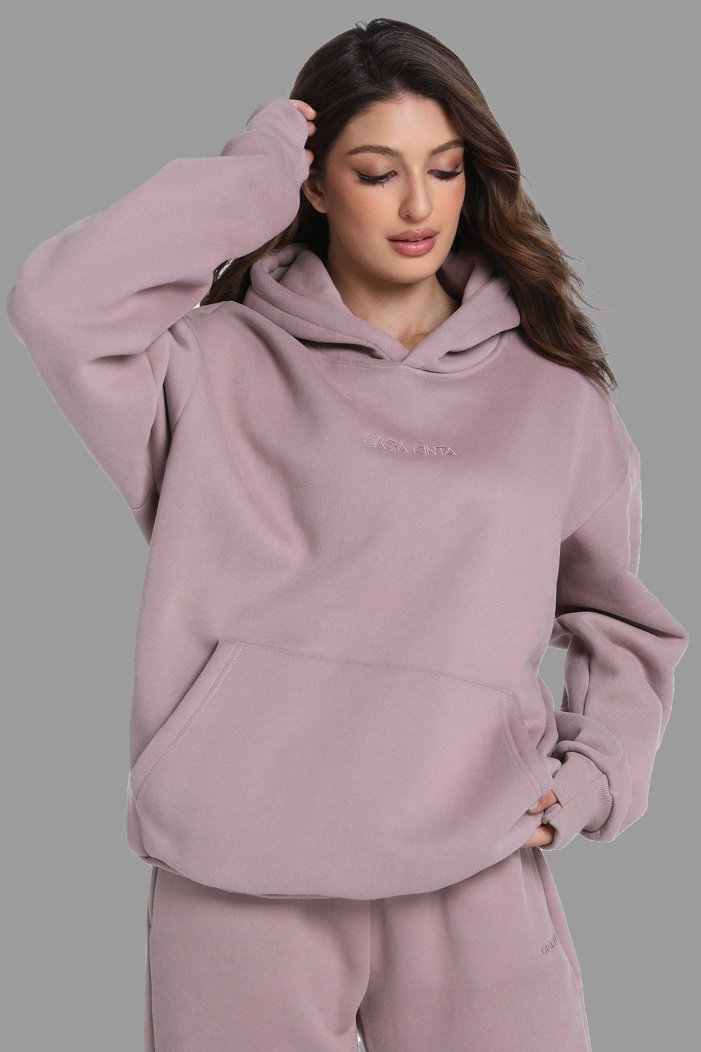 Minimalist Hoodie - Mauve