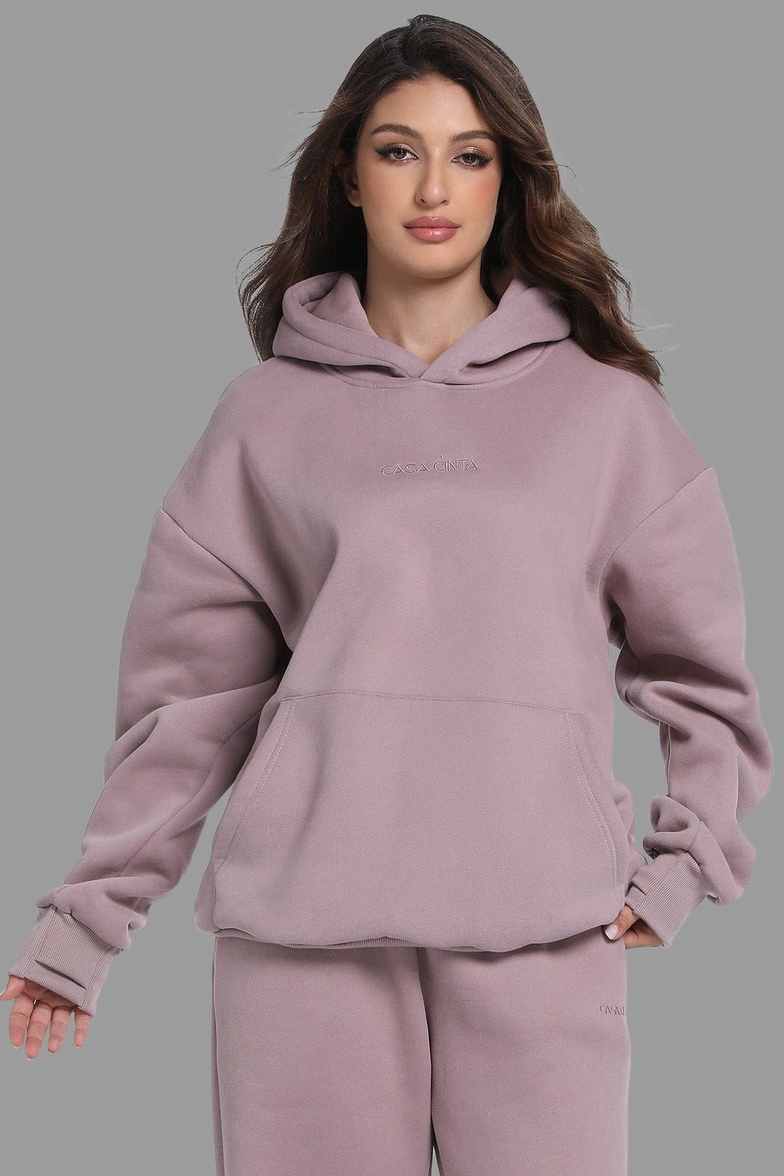 Minimalist Hoodie - Mauve