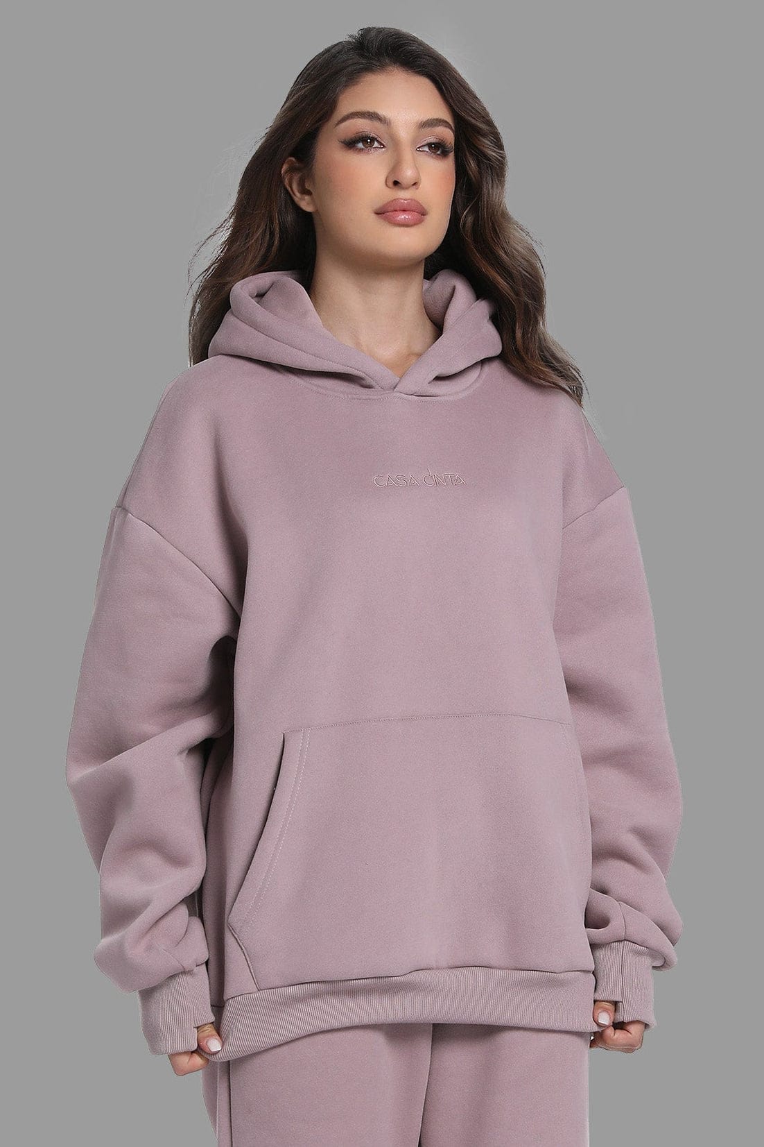 Minimalist Hoodie - Mauve