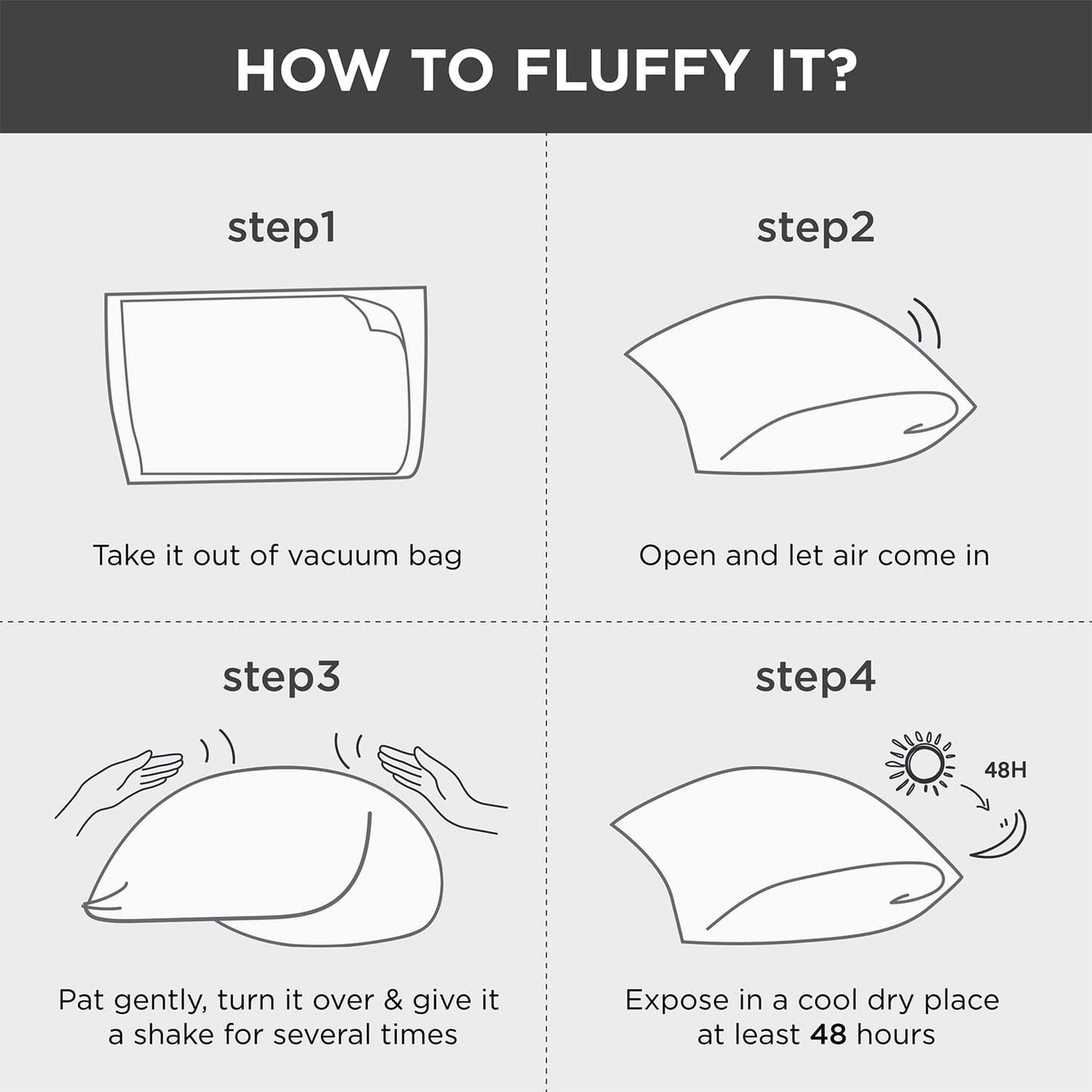 Royal Comfort Pillow Set