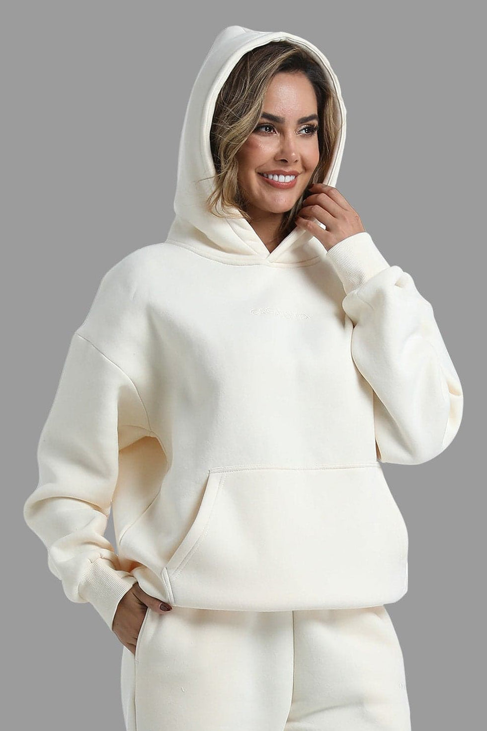 Minimalist Hoodie - Ivory
