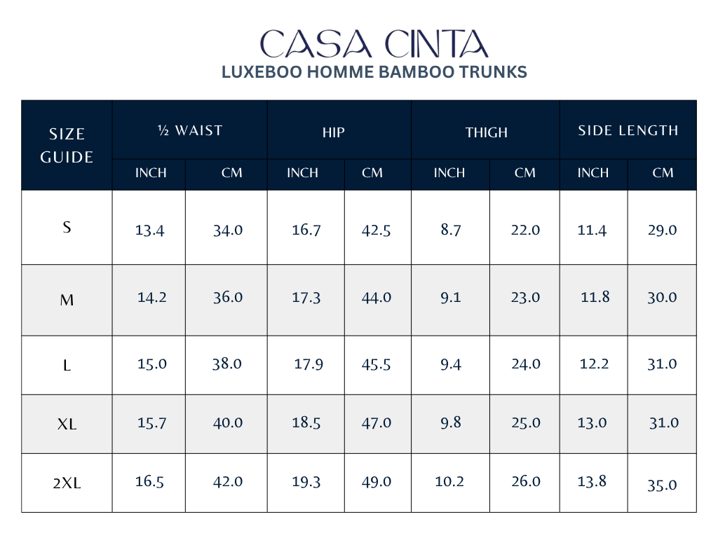 LuxeBoo Homme Bamboo Trunks