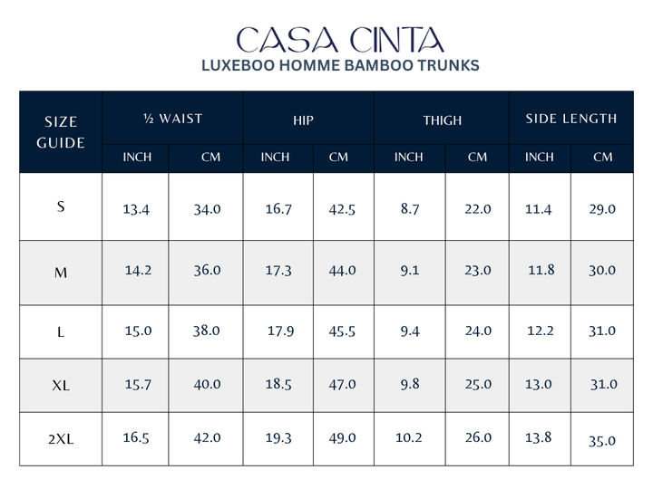 LuxeBoo Homme Bamboo Trunks